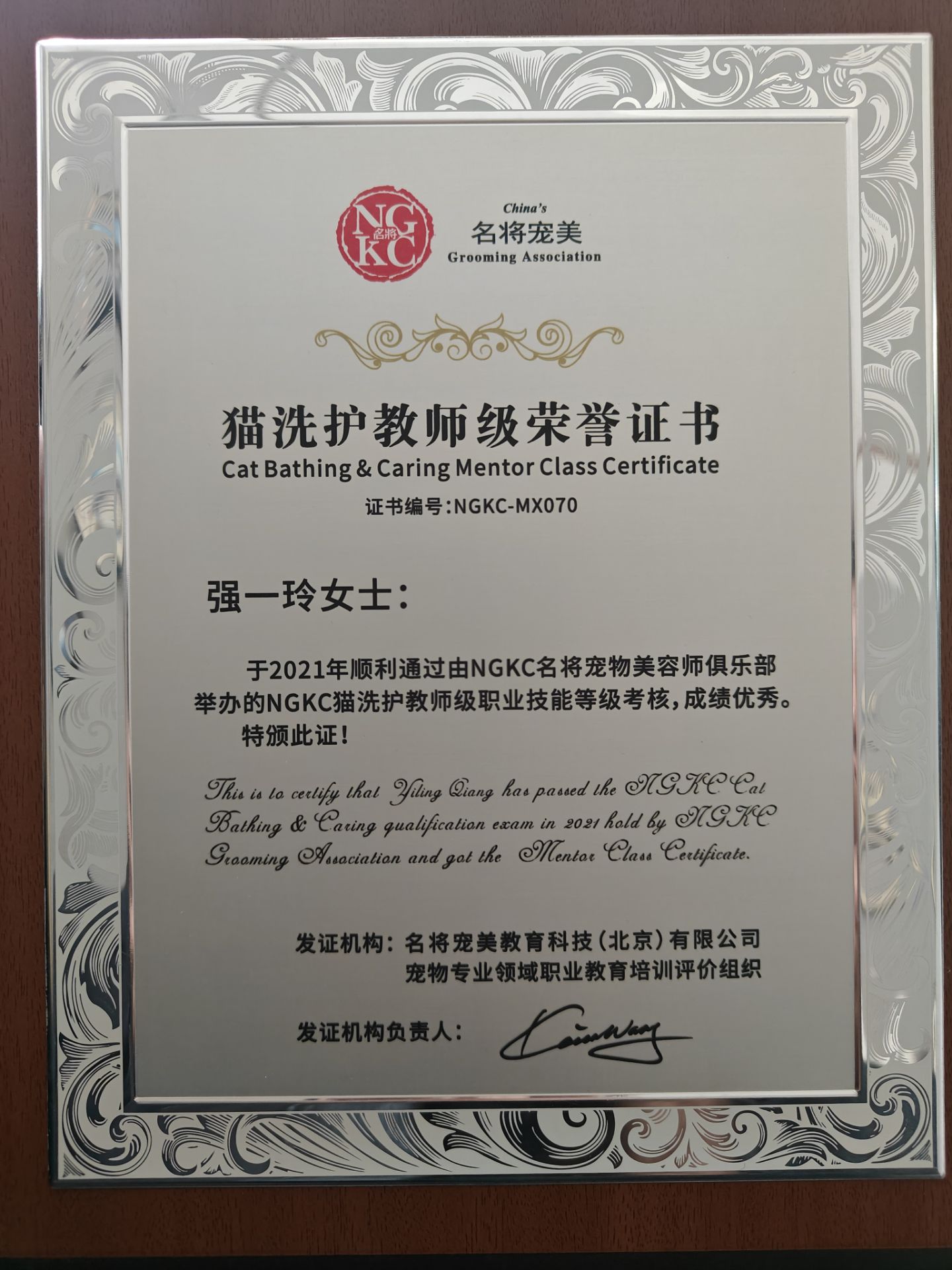 我們的榮譽